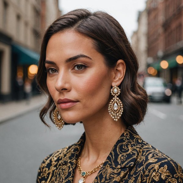 Quelles astuces pour porter des boucles d'oreilles statement sans alourdir la tenue?