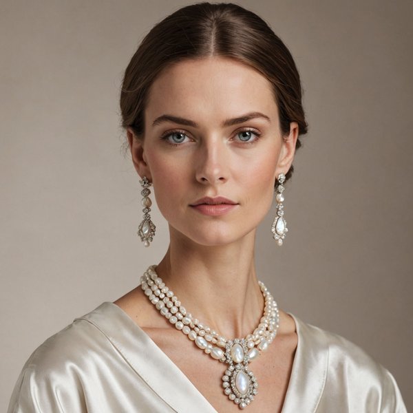 Quels types d'accessoires en nacre sont conseillés pour un look de soirée sophistiqué?